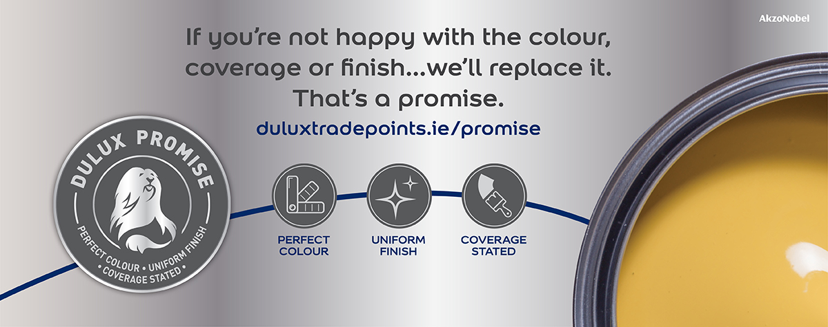 If your not happy with the colour, coverage or finish... we'll replace it. That's a promise
