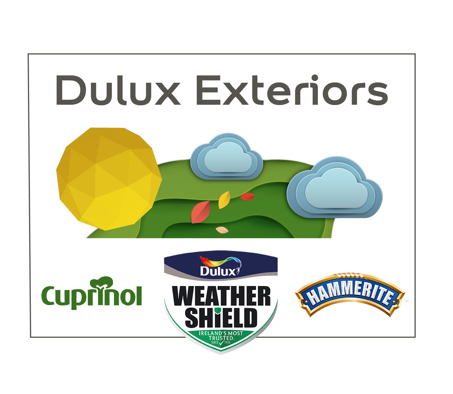 Made in Ireland, For Irish Weather. Dulux Trade Points